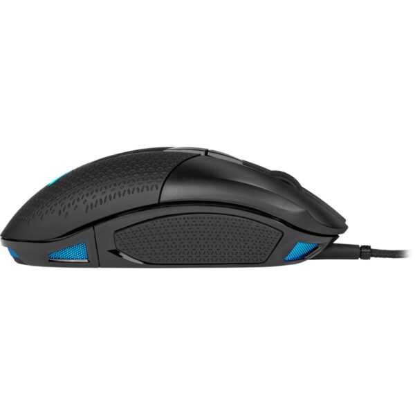 Corsair NIGHTSWORD RGB Gaming Mouse For FPS, MOBA - 18,000 DPI - 10 Programmable Buttons - Weight System - iCUE Compatible - Black