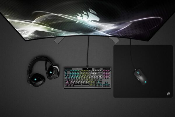 Corsair SABRE RGB PRO CHAMPION SERIES FPS/MOBA Gaming Mouse - Ergonomic shape for Esports and Competitive Play - Ultralight 74g - Flexible Paracord Cable