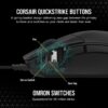 CORSAIR SABRE RGB PRO CHAMPION SERIES Wired Ultralight FPS/MOBA Gaming Mouse - 18,000 DPI - Ergonomic Design - iCUE Compatible - PC, Mac, PS5, PS4, Xbox - Black,50 Watt