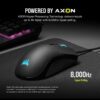 CORSAIR SABRE RGB PRO CHAMPION SERIES Wired Ultralight FPS/MOBA Gaming Mouse - 18,000 DPI - Ergonomic Design - iCUE Compatible - PC, Mac, PS5, PS4, Xbox - Black,50 Watt