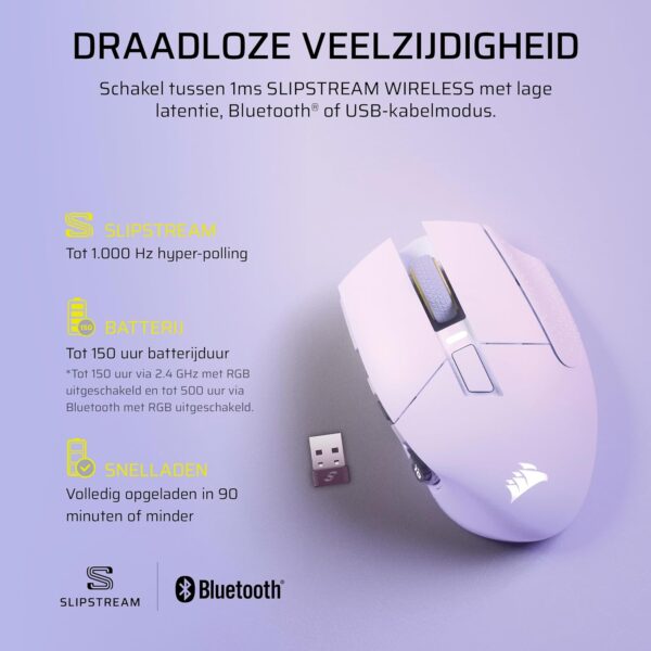 CORSAIR SCIMITAR ELITE WIRELESS SE MMO PC Gaming Mouse – 33,000 DPI, 16 Programmable Buttons, Key Slider, Elgato Virtual Stream Deck, 1,000Hz Polling, Up to 150 Hours Battery...