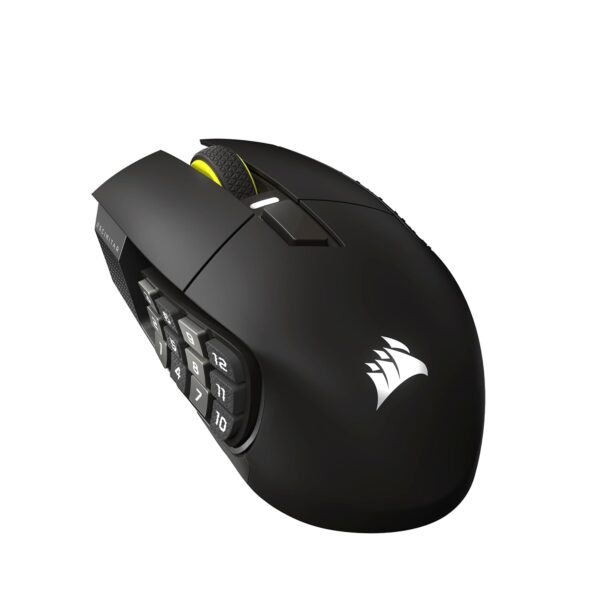CORSAIR SCIMITAR ELITE WIRELESS SE MMO PC Gaming Mouse – 33,000 DPI, 16 Programmable Buttons, Key Slider, Elgato Virtual Stream Deck, 1,000Hz Polling, Up to 150 Hours Battery...