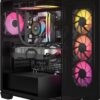 Corsair Vengeance a7500 Gaming PC – Liquid Cooled AMD Ryzen™ 7 9800X3D CPU – AMD® Radeon RX 9070XT GPU – 32GB Vengeance RGB DDR5-geheugen – 1TB M.2 SSD – Zwart