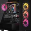 Corsair Vengeance A7500 Gaming-pc, vloeistofgekoelde AMD Ryzen 7 7800X3D CPU, NVIDIA GeForce RTX 5070 GPU, 32 GB Vengeance RGB DDR5-geheugen, 1 TB M.2 SSD, zwart