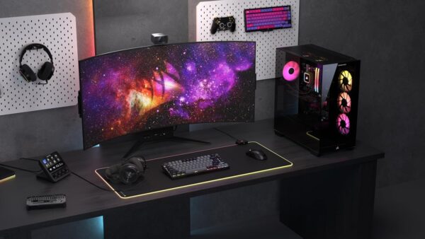 Corsair Vengeance A7500 Gaming-pc, vloeistofgekoelde AMD Ryzen 7 7800X3D CPU, NVIDIA GeForce RTX 5070 GPU, 32 GB Vengeance RGB DDR5-geheugen, 1 TB M.2 SSD, zwart