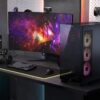 Corsair Vengeance A7500 Gaming-pc, vloeistofgekoelde AMD Ryzen 7 7800X3D CPU, NVIDIA GeForce RTX 5070 GPU, 32 GB Vengeance RGB DDR5-geheugen, 1 TB M.2 SSD, zwart