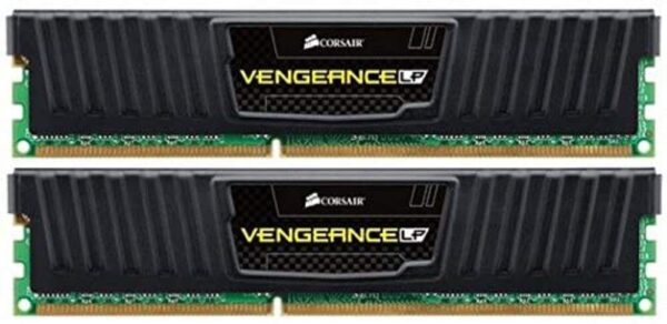 Corsair Vengeance Black DDR3 1600MHz (PC3 12800) Desktop Memory (CML8GX3M2A1600C9) 8GB(2x4GB)