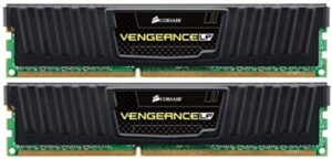 Corsair Vengeance Black DDR3 1600MHz (PC3 12800) Desktop Memory (CML8GX3M2A1600C9) 8GB(2x4GB)