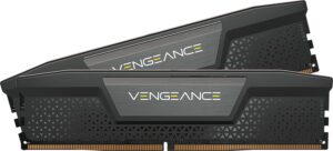 Corsair VENGEANCE DDR5 32GB (2 x 16GB) DDR5 6000MHz C40 Intel Optimized Desktop Workspeicher (Onboard Voltage Control, Custom XMP 3.0 Profiles, Compact Form Factor) Black