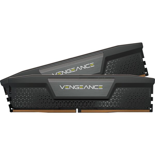Corsair VENGEANCE DDR5 32GB (2x16GB) 6400MHz C32 Intel Optimized Desktop Memory (Onboard Voltage Control, Custom XMP 3.0 Profiles, Solid Aluminum Heatspreader) Black