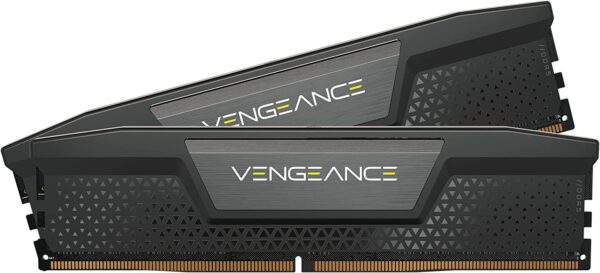 Corsair VENGEANCE DDR5 32GB (2x16GB) 6400MHz C32 Intel Optimized Desktop Memory (Onboard Voltage Control, Custom XMP 3.0 Profiles, Solid Aluminum Heatspreader) Black