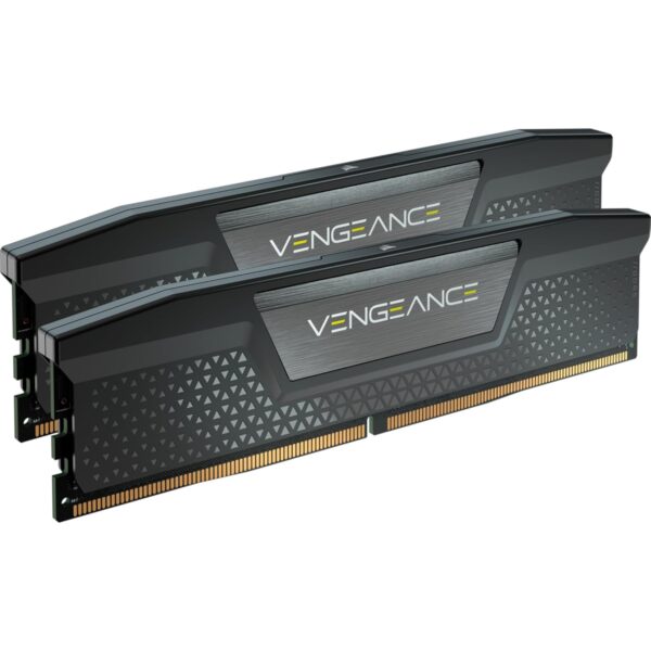 Corsair VENGEANCE DDR5 32GB (2x16GB) 6400MHz C32 Intel Optimized Desktop Memory (Onboard Voltage Control, Custom XMP 3.0 Profiles, Solid Aluminum Heatspreader) Black