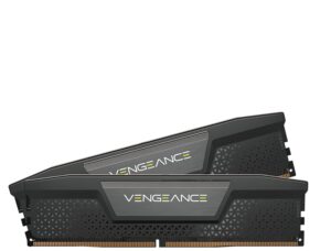 CORSAIR VENGEANCE DDR5 RAM 16GB (2 x 8GB) 5200MHz CL40 Intel XMP Compatible iCUE Computer Memory - Black (CMK16GX5M2B5200C40)