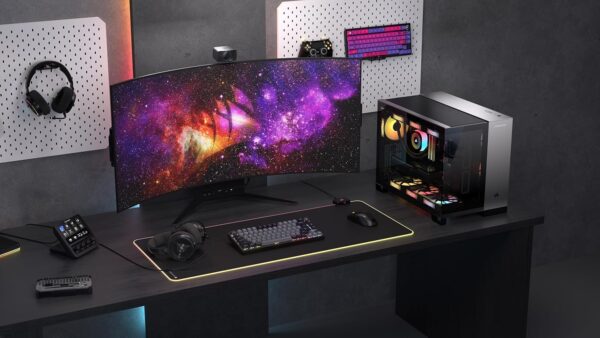 Corsair Vengeance i5100 gaming-pc - vloeistofgekoelde Intel Core i9-14900KF CPU - NVIDIA GeForce RTX 5080 GPU - 32 GB Dominator Titanium RGB DDR5-geheugen - 2 TB M.2 SSD - Zwart