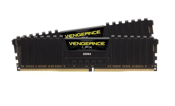 Corsair Vengeance LPX 32 GB (2 x 16 GB) DDR4 3600 (PC4-28800), AMD C18 RAM 1.35 V, Black