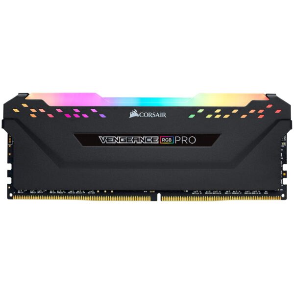 Corsair Vengeance PRO RGB Module 16GB (1 x 16GB) DDR4 3600 (PC4-28800) C18 1.35V, Optimized AMD Ryzen - Black