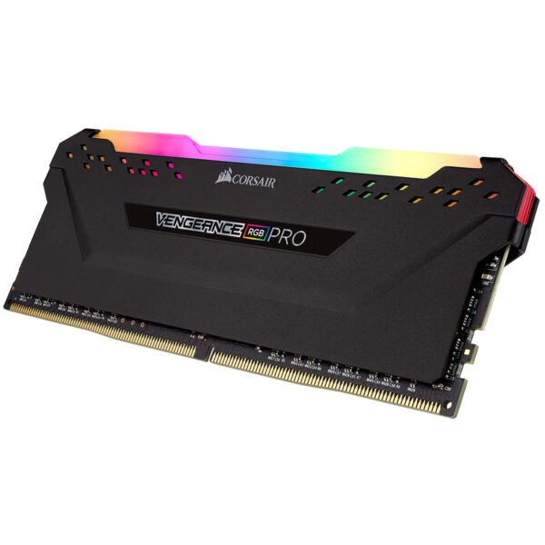 Corsair Vengeance PRO RGB Module 16GB (1 x 16GB) DDR4 3600 (PC4-28800) C18 1.35V, Optimized AMD Ryzen - Black