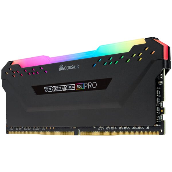 Corsair Vengeance PRO RGB Module 16GB (1 x 16GB) DDR4 3600 (PC4-28800) C18 1.35V, Optimized AMD Ryzen - Black