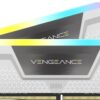 Corsair Vengeance RGB DDR5 32GB (2x16GB) 5200MHz C40 Intel-Optimized Desktop Storage (Ten Zone Dynamic RGB Lighting, Built-in Voltage Control, Custom XMP 3.0 Profiles) White