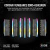 CORSAIR VENGEANCE RGB DDR5 32GB (2x16GB) DDR5 6000MHz CL30 AMD EXPO Intel XMP iCUE Compatible Computer Memory – Grey (CMH32GX5M2B6000Z30K)