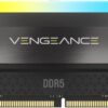 Corsair VENGEANCE RGB DDR5 48GB (2x24GB) 7000MHz C40 Intel Desktop-Arbeitsspeicher (Dynamic Ten-Sun RGB Lighting, Custom XMP 3.0 Profiles, Tight Response Times) Black