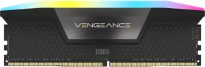 Corsair VENGEANCE RGB DDR5 48GB (2x24GB) 7000MHz C40 Intel Desktop-Arbeitsspeicher (Dynamic Ten-Sun RGB Lighting, Custom XMP 3.0 Profiles, Tight Response Times) Black
