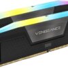CORSAIR VENGEANCE RGB DDR5 RAM 48GB (2x24GB) 6000MHz CL36 Intel XMP iCUE Compatible Computer Memory - Black (CMH48GX5M2E6000C36)