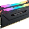 Corsair VENGEANCE RGB PRO 16GB (2x8GB) DDR4 4000 (PC4-32000) C16 Desktop Memory – Black, CMW16GX4M2G4000C16