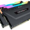 Corsair VENGEANCE RGB PRO 16GB (2x8GB) DDR4 4000 (PC4-32000) C16 Desktop Memory – Black, CMW16GX4M2G4000C16