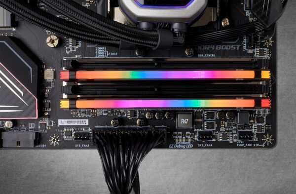 Corsair VENGEANCE RGB PRO 16GB (2x8GB) DDR4 4000 (PC4-32000) C16 Desktop Memory – Black, CMW16GX4M2G4000C16