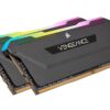 Corsair VENGEANCE RGB PRO SL 64GB (2x32GB) DDR4 3200MHz C16 (10 Ultra-Bright RGB LEDs, Intel XMP 2.0 Support, Intel Z390, AMD 300/400 Series, AMD X570 Compatible) Black