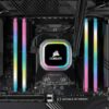 Corsair VENGEANCE RGB PRO SL 64GB (2x32GB) DDR4 3200MHz C16 (10 Ultra-Bright RGB LEDs, Intel XMP 2.0 Support, Intel Z390, AMD 300/400 Series, AMD X570 Compatible) Black