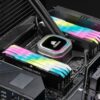 Corsair VENGEANCE RGB PRO SL 64GB (2x32GB) DDR4 3200MHz C16 (10 Ultra-Bright RGB LEDs, Intel XMP 2.0 Support, Intel Z390, AMD 300/400 Series, AMD X570 Compatible) Black