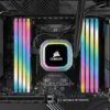 Corsair VENGEANCE RGB PRO SL 64GB (2x32GB) DDR4 3200MHz C16 (10 Ultra-Bright RGB LEDs, Intel XMP 2.0 Support, Intel Z390, AMD 300/400 Series, AMD X570 Compatible) Black