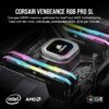 Corsair VENGEANCE RGB PRO SL 64GB (2x32GB) DDR4 3600MHz C18 (10 Ultra-Bright RGB LEDs, Intel XMP 2.0 Support, Intel Z390, AMD 300/400 Series, AMD X570 Compatible) Black