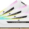 Corsair VENGEANCE RGB PRO SL 64GB (4x16GB) DDR4 3200 (PC4-25600) C16 1.35V - White