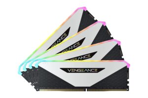 CORSAIR VENGEANCE RGB RT 32GB (4x8GB) DDR4 3600 (PC4-28800) C18 1.35V Desktop Memory