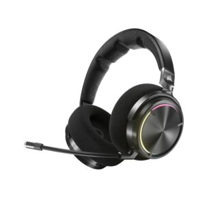 CORSAIR VIRTUOSO MAX WIRELESS Gamingheadset met Bluetooth – Dolby Atmos, SoundID, Actieve Ruisonderdrukking, Omroepkwaliteit Microfoon, 50 mm-Grafeendrivers, voor PC, Mac, PS5,...