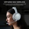 CORSAIR VIRTUOSO MAX WIRELESS Gamingheadset met Bluetooth – Dolby Atmos, SoundID, Actieve Ruisonderdrukking, Omroepkwaliteit Microfoon, 50 mm-Grafeendrivers, voor PC, Mac, PS5,...