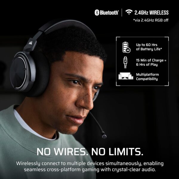 CORSAIR VIRTUOSO MAX WIRELESS voor Xbox Gamingheadset met Bluetooth – Dolby Atmos, Actieve Ruisonderdrukking, Omroepkwaliteit Microfoon, 50 mm-Grafeendrivers, voor Xbox, PC, Mac...
