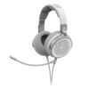 CORSAIR VIRTUOSO PRO Bedrade Open Achterkant Gaming Headset - Afneembare Uni-Directionele Microfoon - 50mm Graphene Drivers - 20Hz-40 kHz Frequentiereactie - Wit