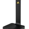 Corsair VOID ELITE draadloze gamingheadset (7.1 virtueel surroundgeluid, 2,4 GHz draadloos, met pc, PS4-compatibiliteit) - wit & Corsair St100 RGB Premium-headsetstandaard met...