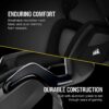 Corsair Void RGB Elite Draadloze Premium Gaming Headset met 7.1 Surround Sound - Discord gecertificeerd - werkt met PC, PS5 en PS4 - Koolgrijs (CA-9011201-NA)