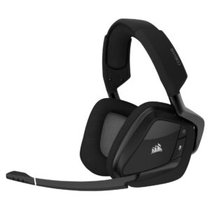 Corsair Void RGB Elite Draadloze Premium Gaming Headset met 7.1 Surround Sound - Discord gecertificeerd - werkt met PC, PS5 en PS4 - Koolgrijs (CA-9011201-NA)