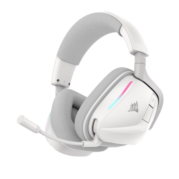 CORSAIR VOID v2 Draadloze Gaming Headset met Bluetooth voor PC, PS5, PS4, Switch & Mobiel – Dolby Atmos, 70 uur Batterijduur, Dubbele Draadloze, Snel Opladen – Koolstof