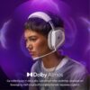 CORSAIR VOID v2 Draadloze Gaming Headset met Bluetooth voor PC, PS5, PS4, Switch & Mobiel – Dolby Atmos, 70 uur Batterijduur, Dubbele Draadloze, Snel Opladen – Wit