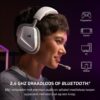 CORSAIR VOID v2 Draadloze Gaming Headset met Bluetooth voor PC, PS5, PS4, Switch & Mobiel – Dolby Atmos, 70 uur Batterijduur, Dubbele Draadloze, Snel Opladen – Wit