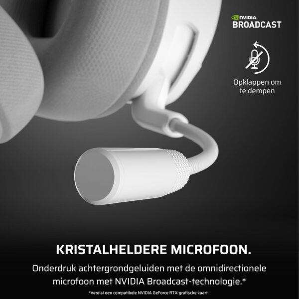 CORSAIR VOID v2 Draadloze Gaming Headset met Bluetooth voor PC, PS5, PS4, Switch & Mobiel – Dolby Atmos, 70 uur Batterijduur, Dubbele Draadloze, Snel Opladen – Wit