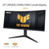 Dis 34 Asus VG34VQEL1A TUF Gaming Curved