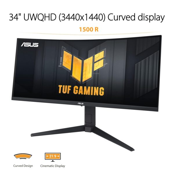 Dis 34 Asus VG34VQEL1A TUF Gaming Curved